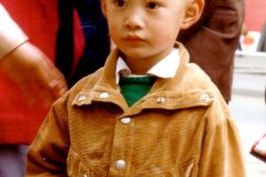 China - Kunming - Military hats were popular among young boys.