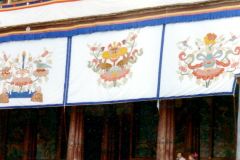China - Tibet - Sera monastery near Lhasa. In line with the general policy of more free expression of religion in China, combined with the Chinese courtship towards the Tibetans, the situation is now (1985) quite different.
