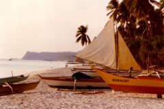 Philippines - Boracay - Bancas on the White Beach