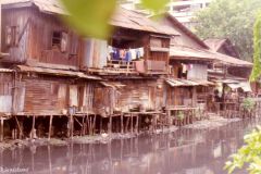 Thailand - Bangkok - Dwellings by the river