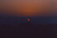 Jordan - Petra - Sunset over Petra