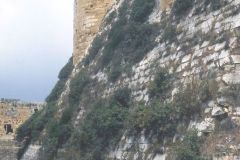 Syria - Krak des Chevaliers - Inner wall and moat