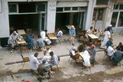 Syria - Hama - Men in cafe