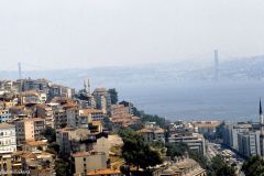 Turkey - Istanbul - From the Galata Tower north on the Strait of Bosphorus.