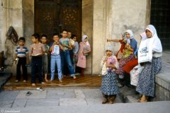 Turkey - Istanbul - Religion class for pupils in a small mosque behind The Blue Mosque