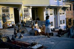 Turkey - Bursa - Carpet sellers near the Green Mausoleum