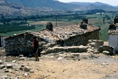 Turkey - Efes - Right by the St John Basilica with a view of the plain westwards towards the sea 3 km further out. In the times of the ancient Greeks the sea would reach up here.