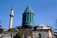 Turkey - Konya - The roof of the Nevlana Mosque
