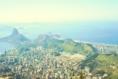 Brazil - Rio de Janeiro - Towards Guanara bay from Corcovado