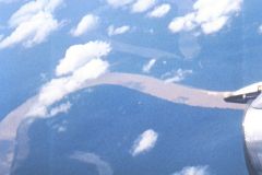 Colombia - On an airplane to Peru - Aerial photo