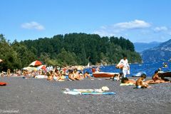 Chile - Lican Ray beach - Lago Calafquén