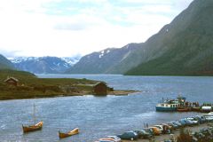 Oppland - Vågå - Jotunheimen - Gjende lake at Gjendesheim