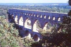 France - Provence - Pont-du-Gard - Gardon River