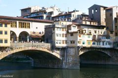 Italy - Firenze - Ponte Vecchio bridge across the River Arno