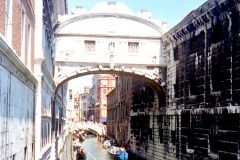 Italy - Venezia - Bridge of Sighs across the Rio di Palazzo
