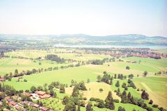 Germany - View of Schwangau and Alps
