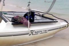 Cuba - Trinidad - Catamaran at Ancon beach