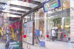 France - Paris bus stop