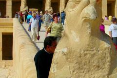 Egypt - Luxor - Egypt - Queen Hapsetshut’s palace, outside Luxor