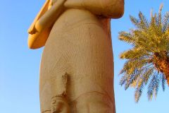 Egypt - Luxor - Karnak Temple - Statues