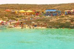 Malta - Boat from Mellieha Bay to Comino and the Blue Lagoon