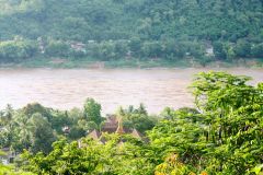 Laos - Luang Prabang - Phu Si mountain - Mekong river