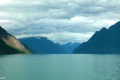 Sogn og Fjordane - Luster - Lustrafjorden - Ferjesambandet Solvorn-Ornes