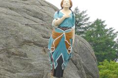 Rogaland - Karmøy - Skudeneshavn - Gallionsfigur ved havnen - Skulptur