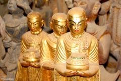 Myanmar - Amarapura - Wood carving and puppet workshop