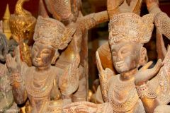 Myanmar - Amarapura - Wood carving and puppet workshop