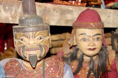 Myanmar - Amarapura - Wood carving and puppet workshop