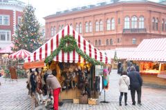 Latvia - Riga - Christmas market on Cathedral Square