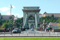 Hungary - Budapest - Chain Bridge (Széchenyi Lánchíd)