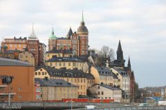 Sweden - Stockholm - View of Söder Mälarstrand from Slussen