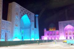 Uzbekistan - Samarkand - Registan - Ulugh Beg Madrasah and Tilya-Kori Madrasah