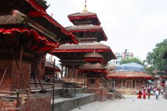 Nepal - Kathmandu - Durbar Square - Mahadev Parvati Temple complex