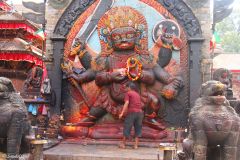 Nepal - Kathmandu - Durbar Square - Mahadev Parvati Temple complex