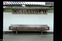 USA - New York - Cortlandt Street Subway Station