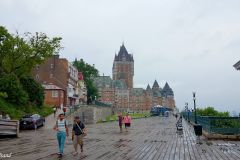 Canada - Quebec City - Les Glissades de la Terrasse - Chateau Frontenac