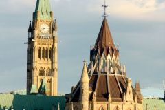Canada - Ottawa - Nepean Point - View of Parliament Hill