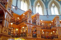 Canada - Ottawa - Parliament Hill - Inside the Parliament building - The library