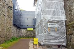 Denmark - Faroe Islands - Kirkjubøur - Kirkjubømururin (Magnus cathedral)