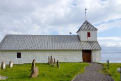 Denmark - Faroe Islands - Kirkjubøur - Olavskirkjan