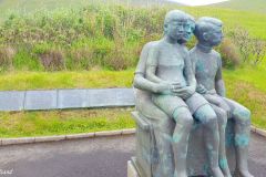 Denmark - Faroe Islands - Gjógv - Memorial site for the dead at sea