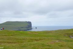 Denmark - Faroe Islands - Cliffs called Risin and Kellingin (the giant and the witch)