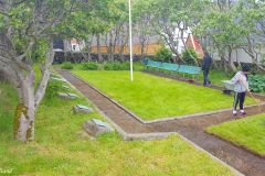Denmark - Faroe Islands - Eidi - Memorial site for the dead at sea