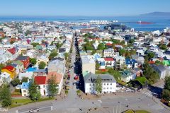 Iceland - Reykjavik - Hallgrimskirkja - View from tower