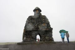 Iceland - Snæfellsnes - Arnarstapi - Bárðar Saga Snæfellsáss Statue
