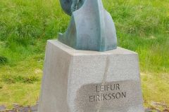 Iceland - Snæfellsnes - Haukadalur - Eirik the Red's Homestead - Leiv Eiriksson statue