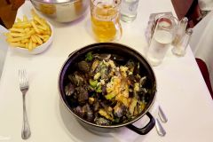 Belgium - Brussels - Rue des Bouchers - Moules et frites